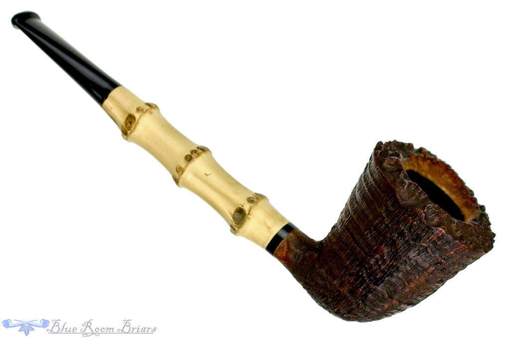 Blue Room Briars is proud to present this Doug Finlay Pipe Ring Blast Bamboo Dublin with Plateau