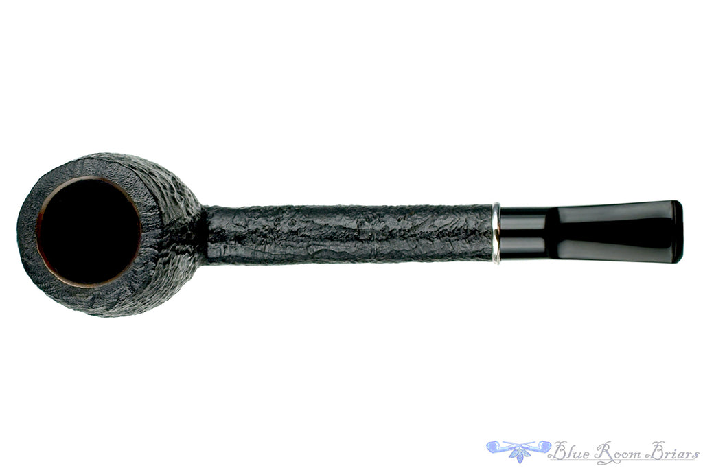 Blue Room Briars is proud to present this Trey Rice Pipe Black Blast Lovat with Silver