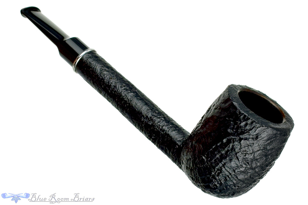 Blue Room Briars is proud to present this Trey Rice Pipe Black Blast Lovat with Silver