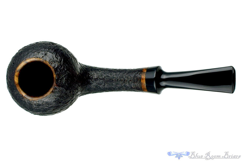Blue Room Briars is proud to present this Sara Eltang 1/8 Bent Sandblast Strawberry Estate Pipe