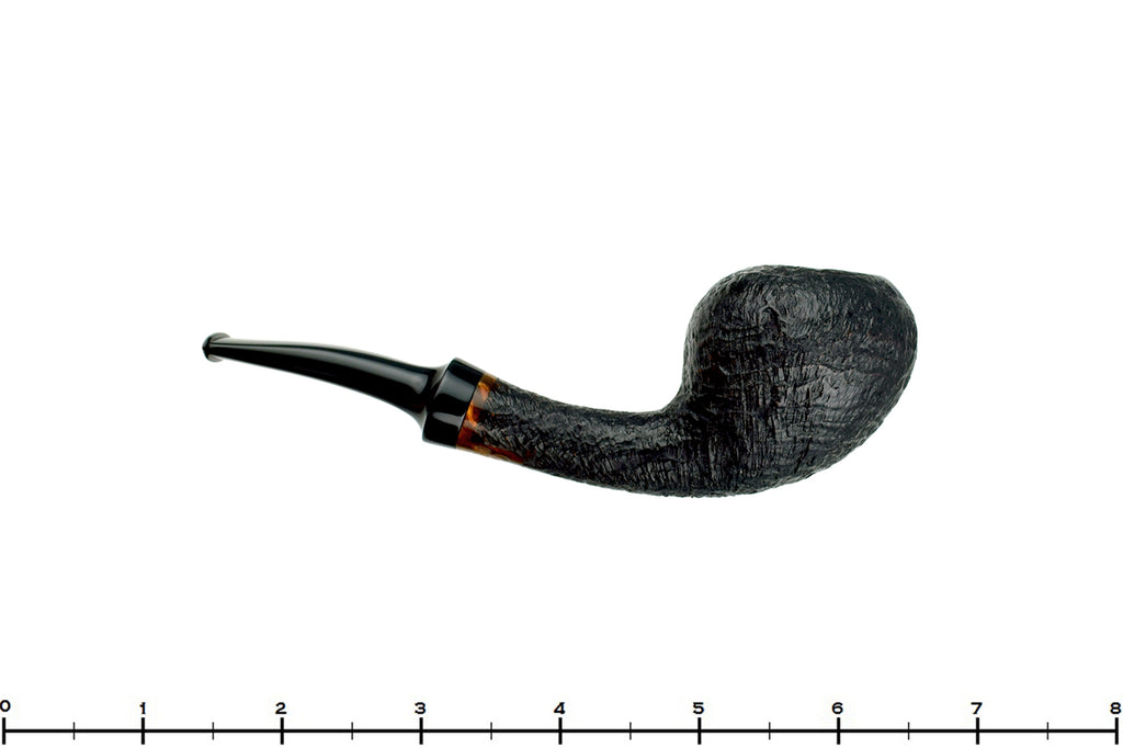 Blue Room Briars is proud to present this Sara Eltang 1/8 Bent Sandblast Strawberry Estate Pipe