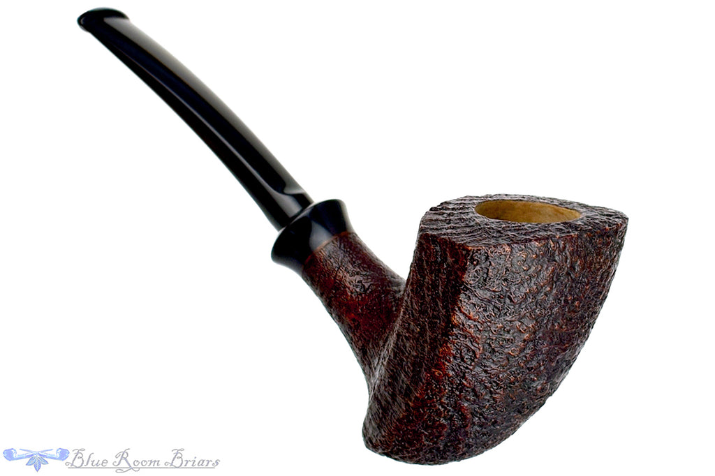 Blue Room Briars is proud to present this Doug Finlay Pipe Sandblast Shield with Military Mount