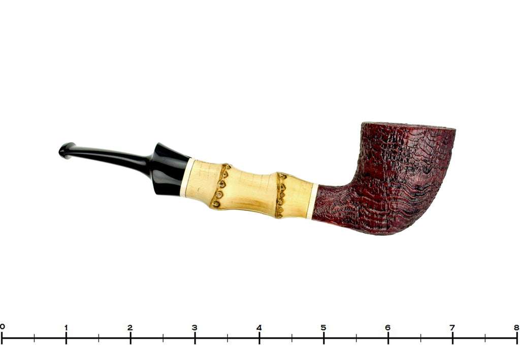 Blue Room Briars is proud to present this Doug Finlay Pipe Ring Blast Dublin with Bamboo and Ivorite