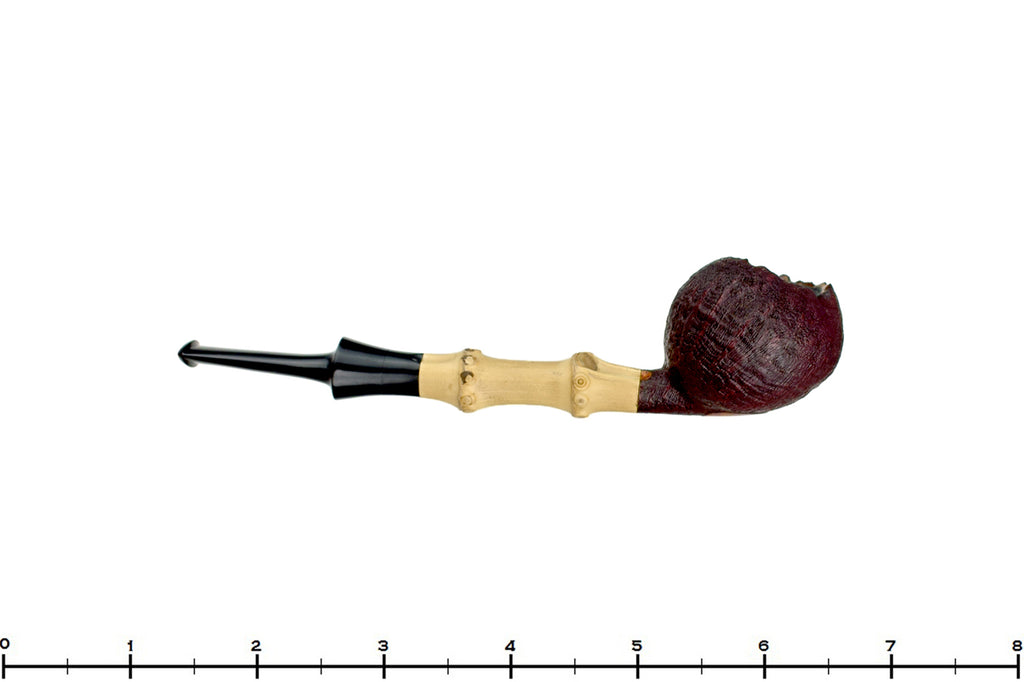 Blue Room Briars is proud to present this Dirk Heinemann Pipe Sandblast Tomato with Bamboo and Plateau