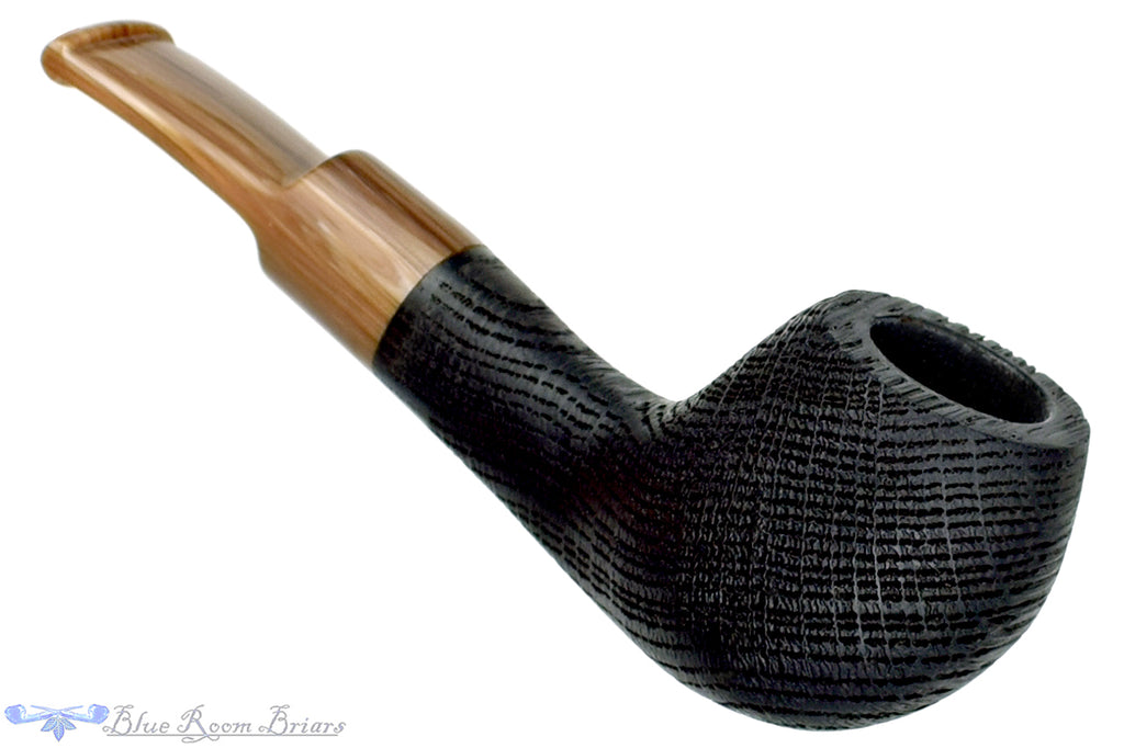 Blue Room Briars is proud to present this Ron Smith Pipe "Alex" Morta with Camel Brindle Acrylic
