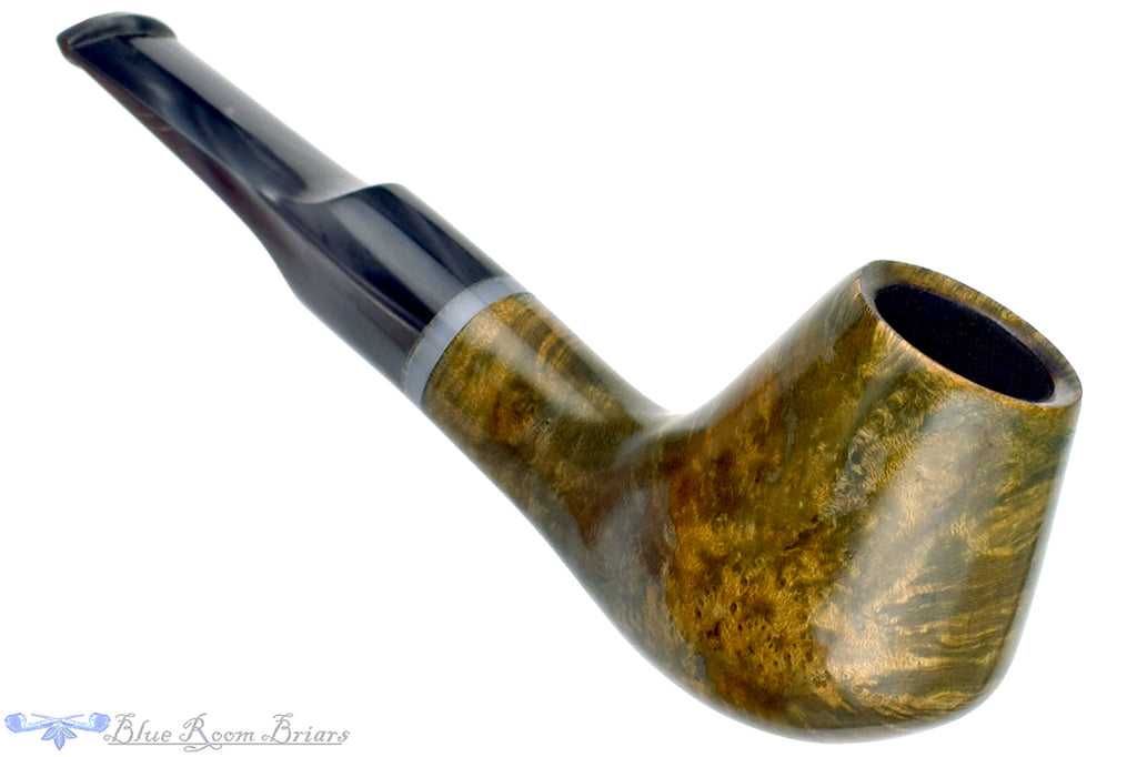 Blue Room Briars is proud to present this Ron Smith Pipe "Chris" Brandy with Autumn Camo Finish and Acrylic
