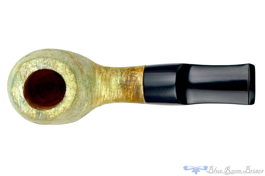 Blue Room Briars is proud to present this Ron Smith Pipe "Sam" Bent Egg with Driftwood Finish