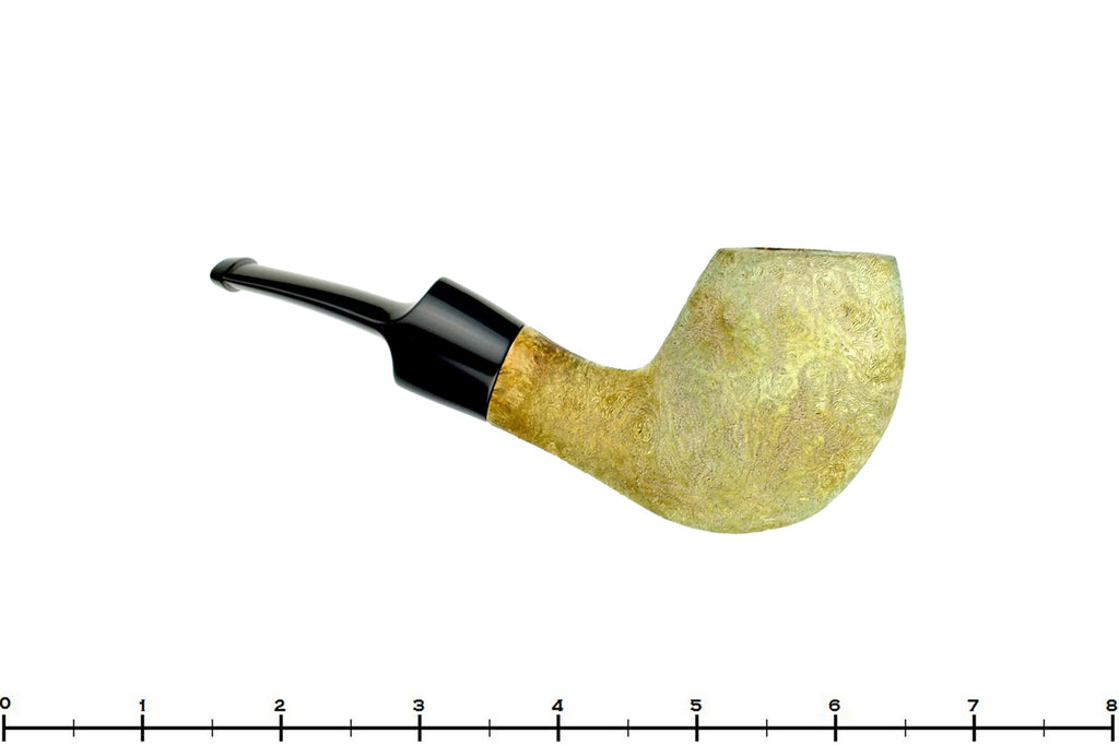 Blue Room Briars is proud to present this Ron Smith Pipe "Sam" Bent Egg with Driftwood Finish