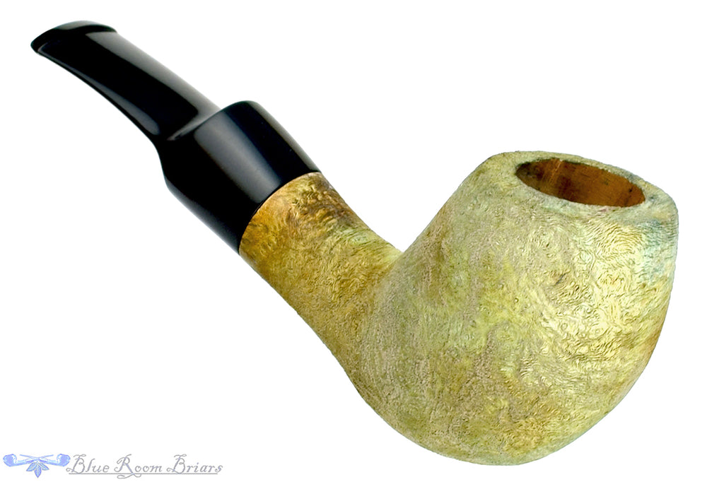 Blue Room Briars is proud to present this Ron Smith Pipe "Sam" Bent Egg with Driftwood Finish