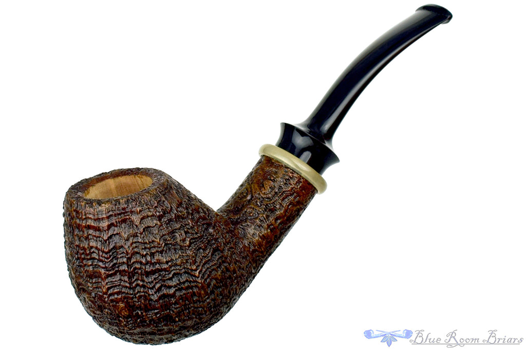 Blue Room Briars is proud to present this Doug Finlay Pipe Bent Ring Blast Scoop with Horn