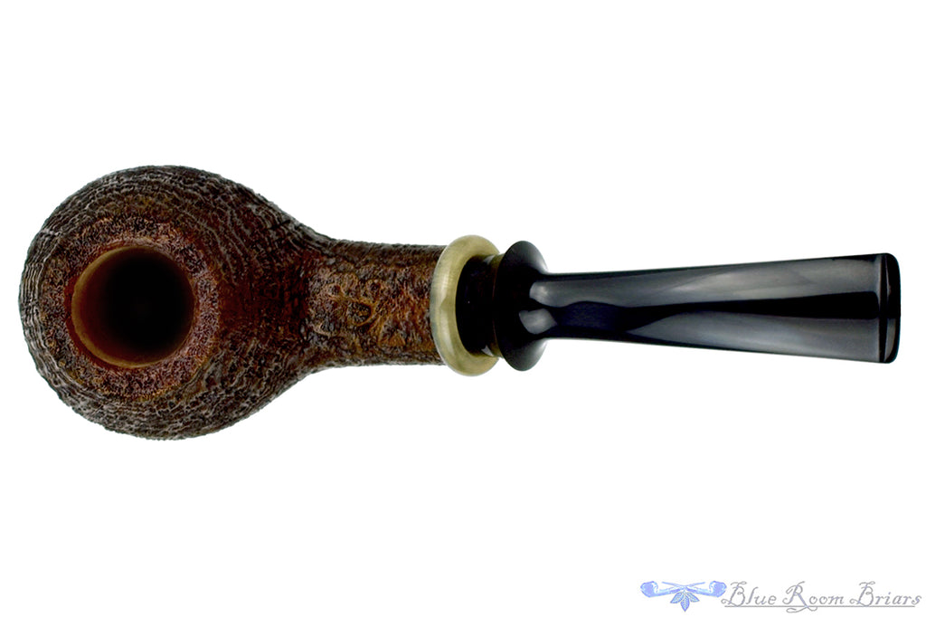Blue Room Briars is proud to present this Doug Finlay Pipe Bent Ring Blast Scoop with Horn