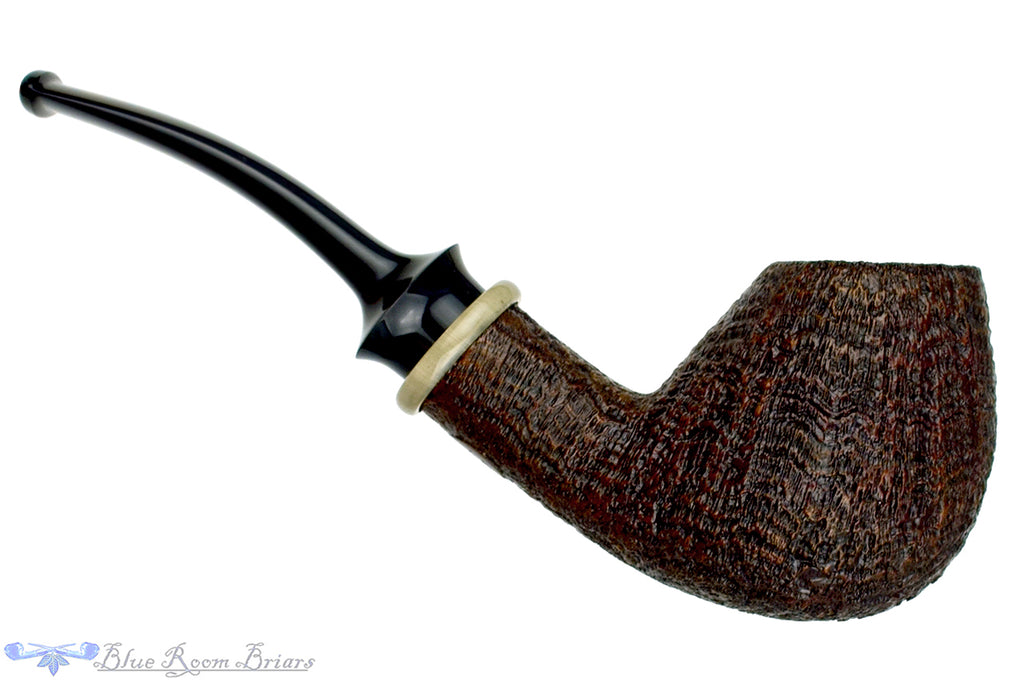 Blue Room Briars is proud to present this Doug Finlay Pipe Bent Ring Blast Scoop with Horn