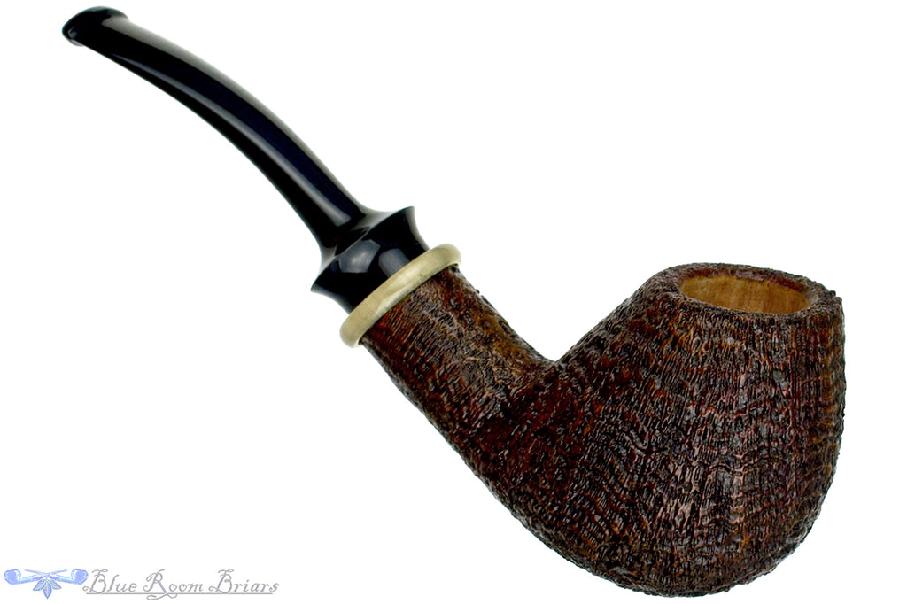 Blue Room Briars is proud to present this Doug Finlay Pipe Bent Ring Blast Scoop with Horn