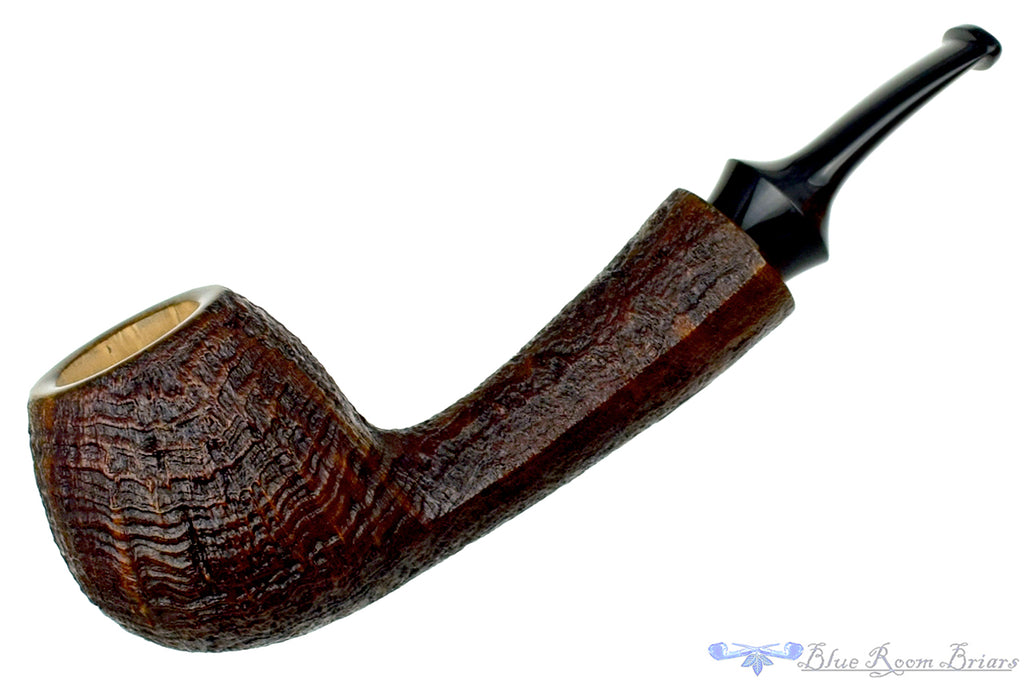 Doug Finlay Pipe Sandblast Apple with Cat's Eye Shank