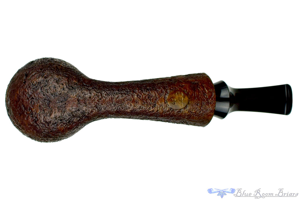 Blue Room Briars is proud to present this Doug Finlay Pipe Sandblast Apple with Cat's Eye Shank