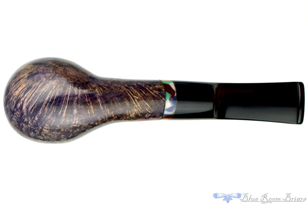 Blue Room Briars is proud to present this Ron Smith Pipe Bent "Andrew" Brandy with Acrylic