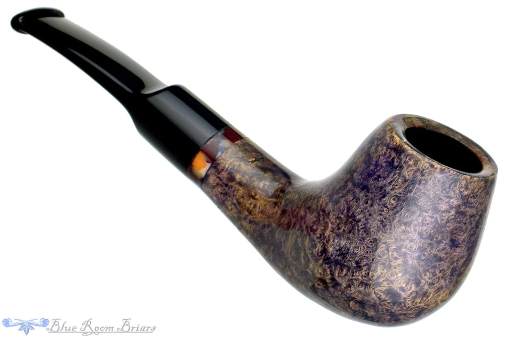 Blue Room Briars is proud to present this Ron Smith Pipe Bent "Andrew" Brandy with Acrylic
