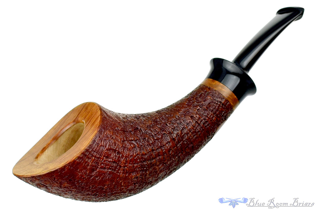 Blue Room Briars is proud to present this Russ Cook Pipe Sandblast Horn