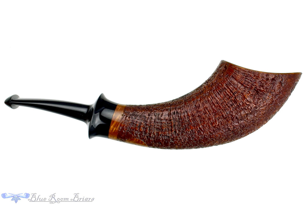 Blue Room Briars is proud to present this Russ Cook Pipe Sandblast Horn