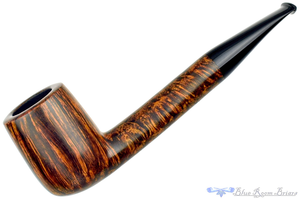 David Huber Pipe Bent Long Shank Billiard