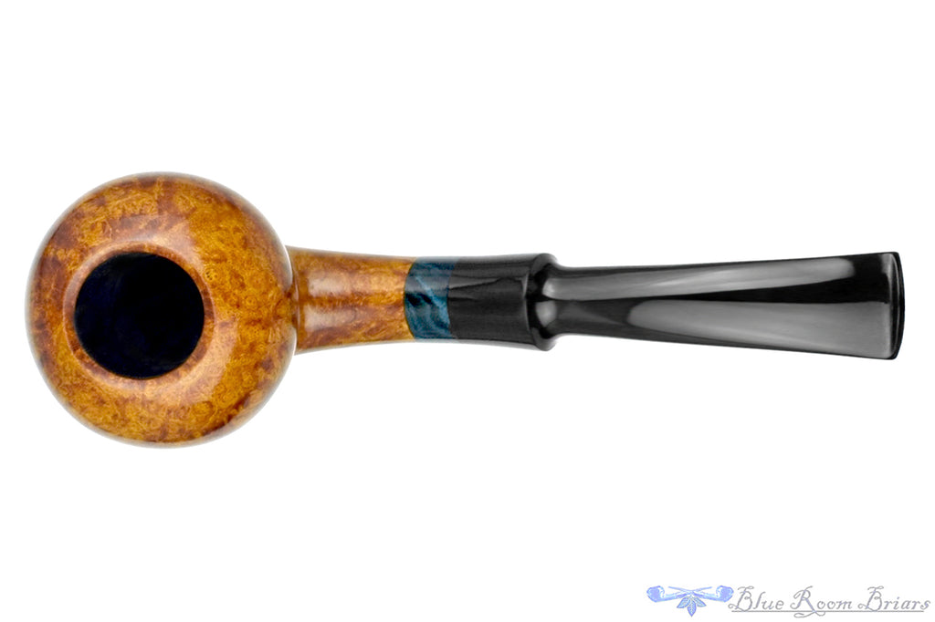 Blue Room Briars is proud to present this George Boyadjiev Pipe Bent Pear Sitter with Brindle Insert