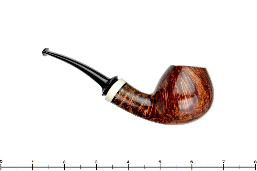 Blue Room Briars is proud to present this George Boyadjiev Pipe Bent Danish Apple with Elforyn