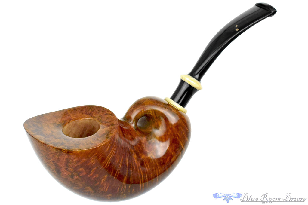 Blue Room Briars is proud to present this Joseph Skoda Pipe Nautilus with Ivorite