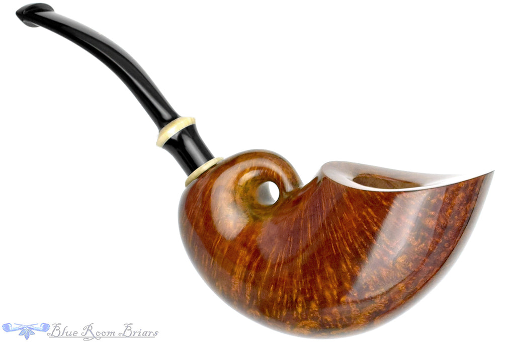 Blue Room Briars is proud to present this Joseph Skoda Pipe Nautilus with Ivorite