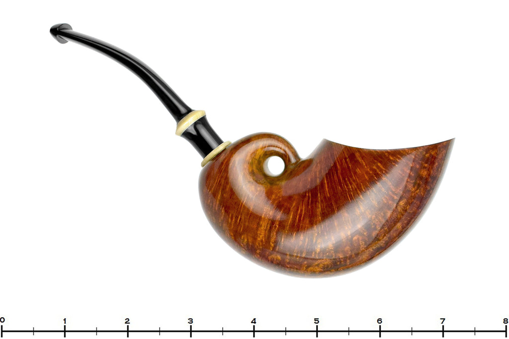 Blue Room Briars is proud to present this Joseph Skoda Pipe Nautilus with Ivorite