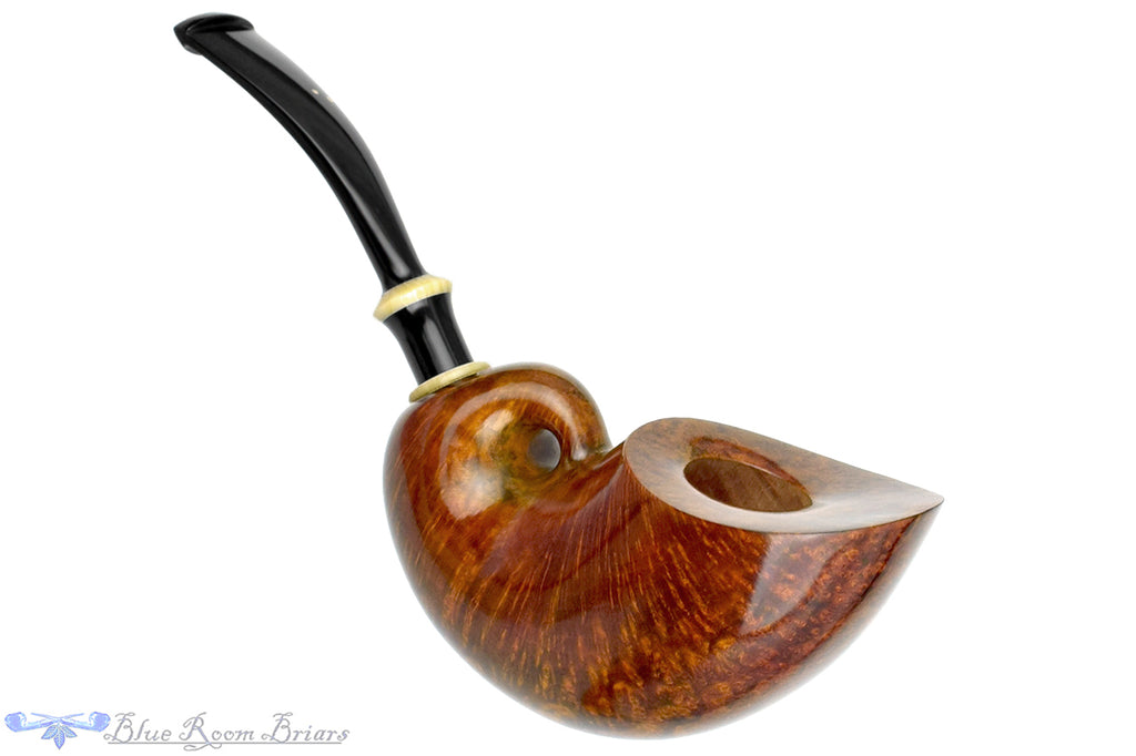 Blue Room Briars is proud to present this Joseph Skoda Pipe Nautilus with Ivorite