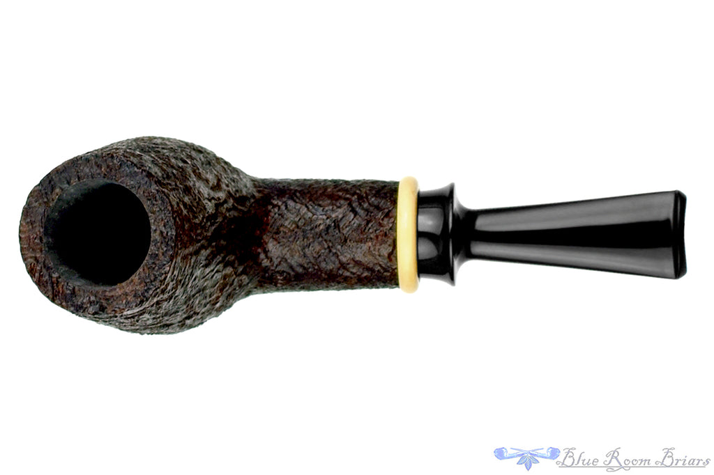 Blue Room Briars is proud to present this Bill Shalosky Pipe 535 Sandblast Tall Billiard with Boxwood