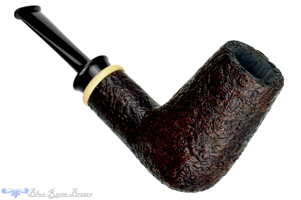 Blue Room Briars is proud to present this Bill Shalosky Pipe 535 Sandblast Tall Billiard with Boxwood