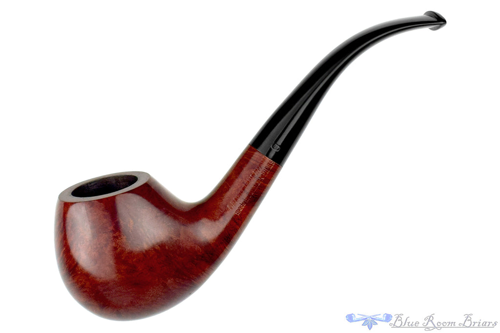 Georg Jensen Amber Bent Apple Estate Pipe