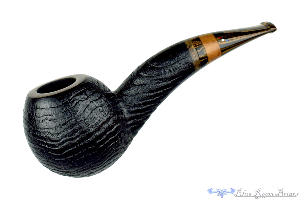 Dr. Bob Pipe (PPP) Black Blast Hawkbill with Briar and Brindle