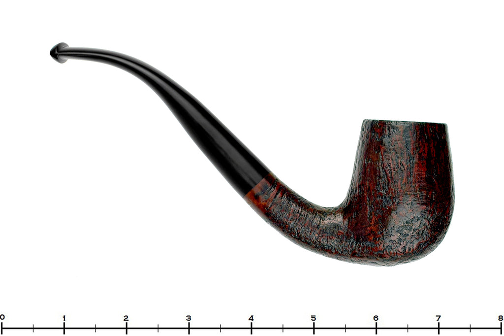 Blue Room Briars is proud to present this Merchant Service Pipe "1935" Sandblast Bent Billiard