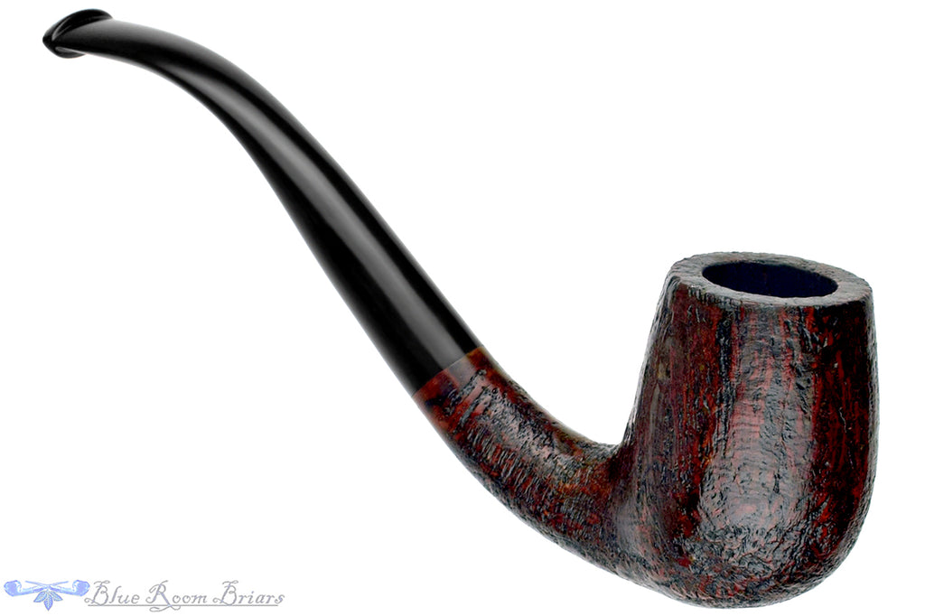 Blue Room Briars is proud to present this Merchant Service Pipe "1935" Sandblast Bent Billiard