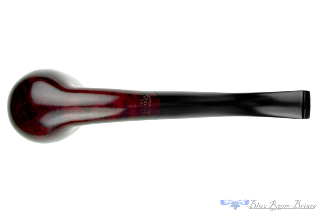 Blue Room Briars is proud to present this Merchant Service Pipe "1935" Antique Red Bent Billiard