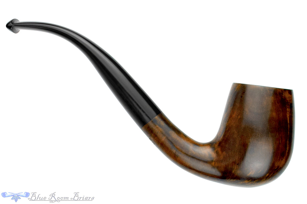 Blue Room Briars is proud to present this Merchant Service Pipe "1935" Chestnut Bent Billiard