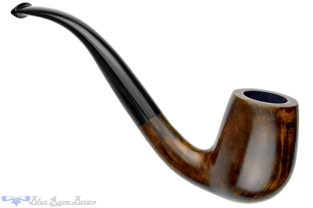 Blue Room Briars is proud to present this Merchant Service Pipe "1935" Chestnut Bent Billiard