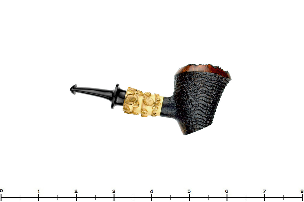 Blue Room Briars is proud to present this Dirk Heinemann Pipe Ring Blast Cherrywood with Plateau and Bamboo