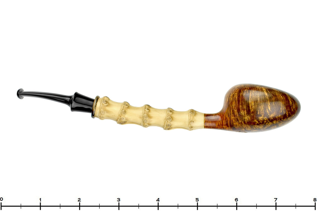 Blue Room Briars is proud to present this Todd Johnson Pipe Bamboo Shank Tomato with Bocote