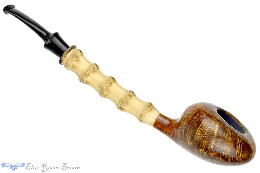 Blue Room Briars is proud to present this Todd Johnson Pipe Bamboo Shank Tomato with Bocote