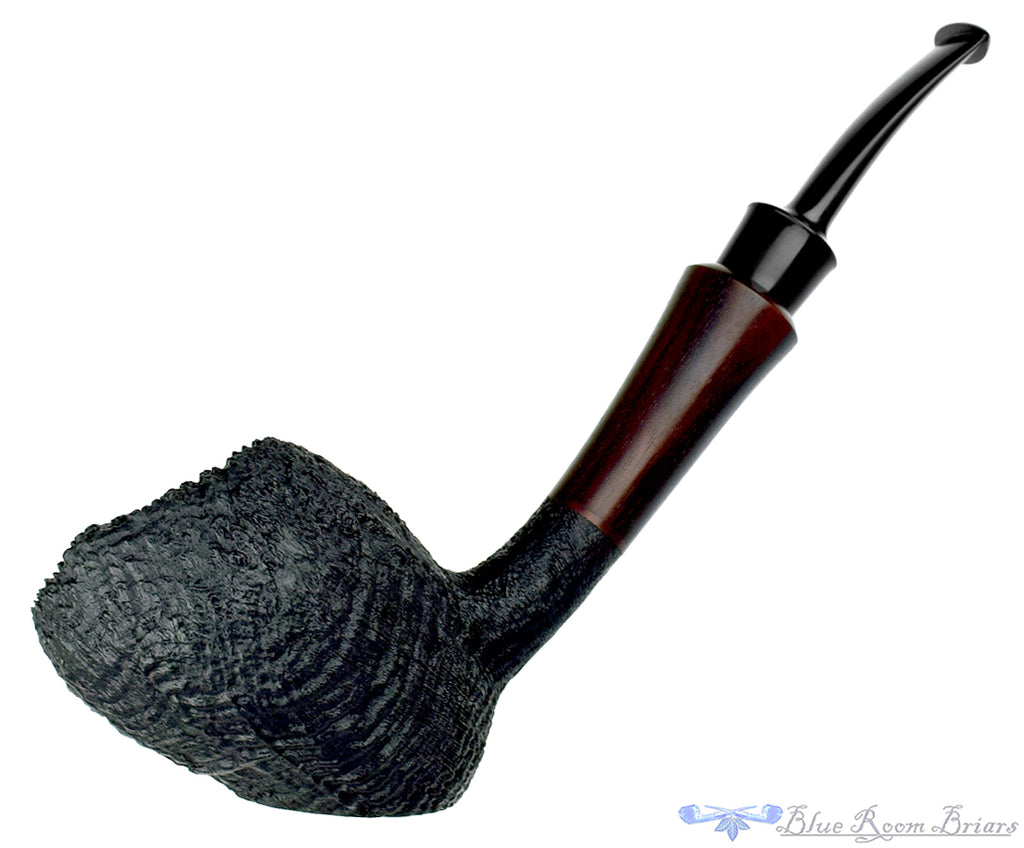 Todd Johnson Pipe Large Partial Sandblast Origami Matador Sitter with Rosewood