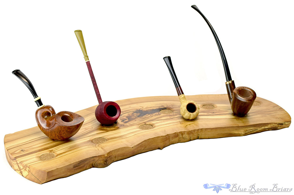Andy Brown Magnetic Olivewood Ten Pipe Stand