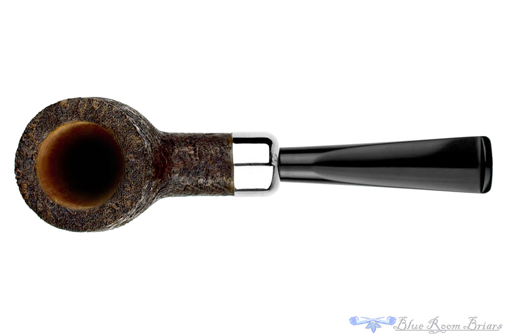 Blue Room Briars is proud to present this Doug Finlay Pipe Ring Blast Tall Pot with Nickel