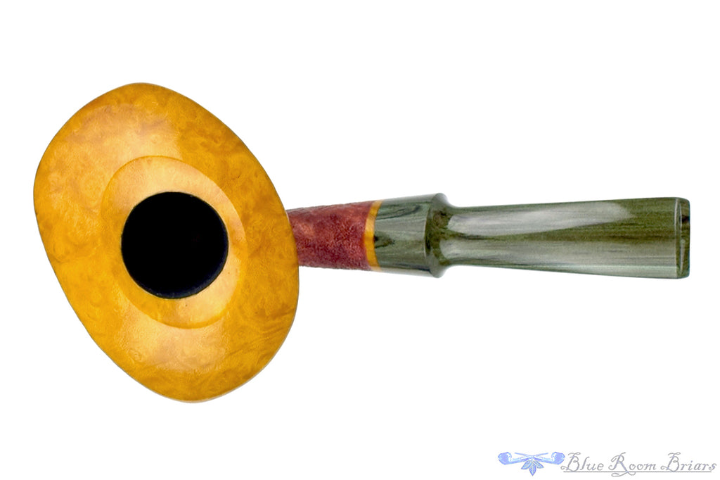 Blue Room Briars is proud to present this C Kent Joyce Pipe Sandblast Cone with Brindle