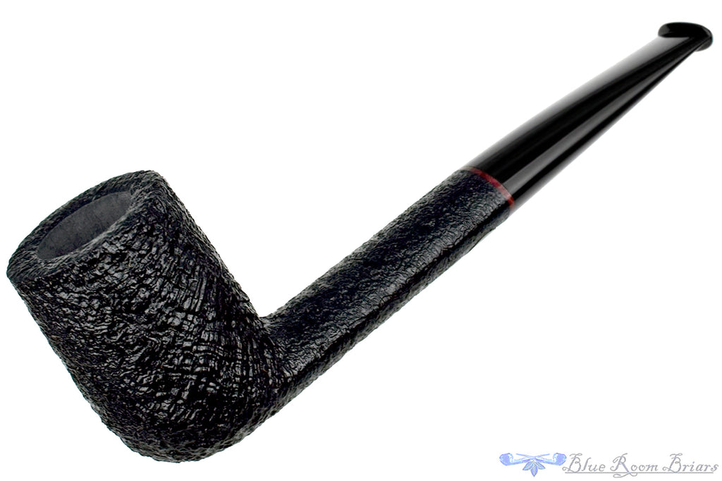 Blue Room Briars is proud to present this Bill Shalosky Pipe 537 Large Black Blast Oval Shank Billiard