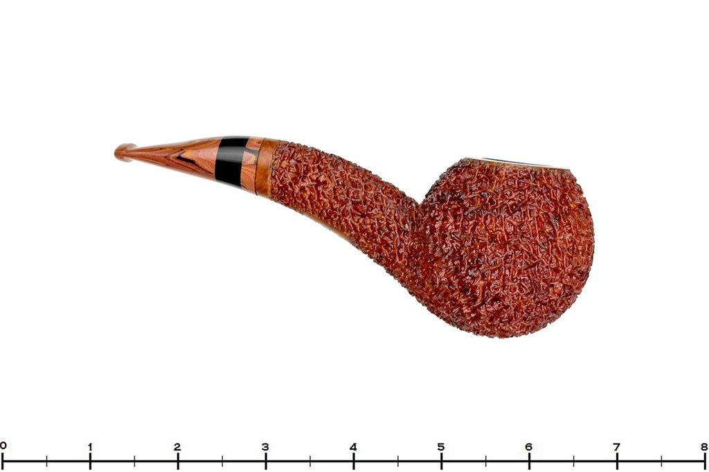 Blue Room Briars is proud to present this Dr. Bob Pipe (PPP) Rusticated Hawkbill with Brindle