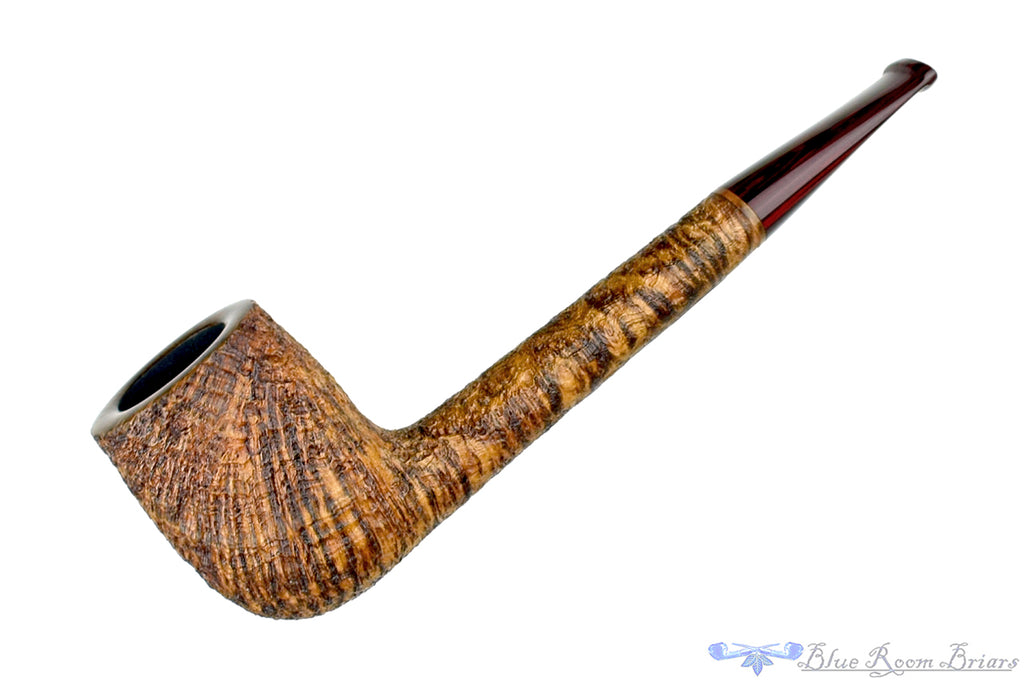 Jerry Crawford Pipe Contrast Blast Canadian with Cumberland Brindle