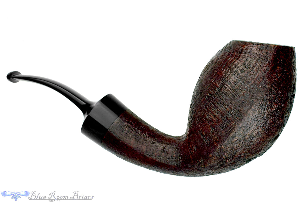 Blue Room Briars is proud to present this Doug Finlay Pipe Magnum Bent Sandblast Cobra